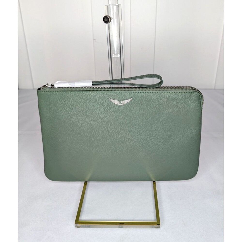 Zadig & Voltaire Uma Wings Grained Leather - Soul (Green), NWT